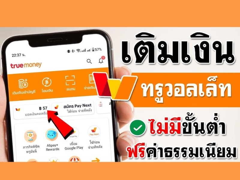 สล็อตฝากถอน true wallet